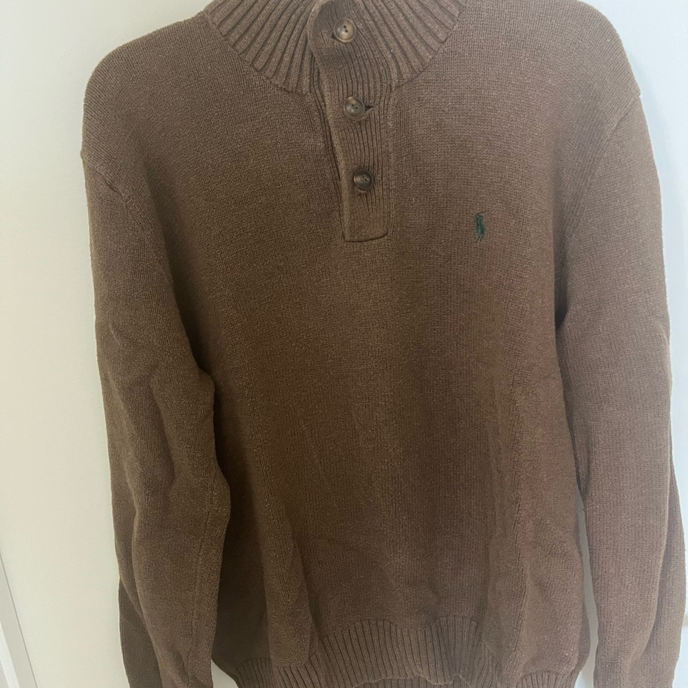 Ralph Lauren Men's Brown Sweater